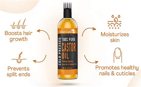 Buy Wishcare Premium Cold Pressed Castor Oil 200ml Online Purplle