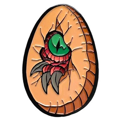 Raptor Egg Enamel Pin - Limited Edition (Subscription & Patreon ...