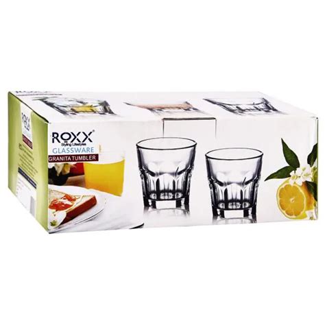 Roxx Granita Glass Tumbler Ml Set Of Jiomart