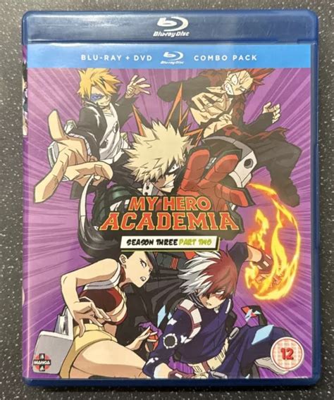 My Hero Academia Season Three Part Two Blu Ray Dvd Combo Dvd Jvg