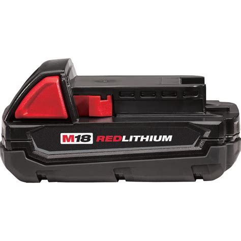 Milwaukee Tool M18 18v Li Ion Compact Rechargeable Battery The Home Depot Canada