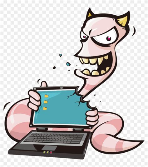 Computer Worm Clipart