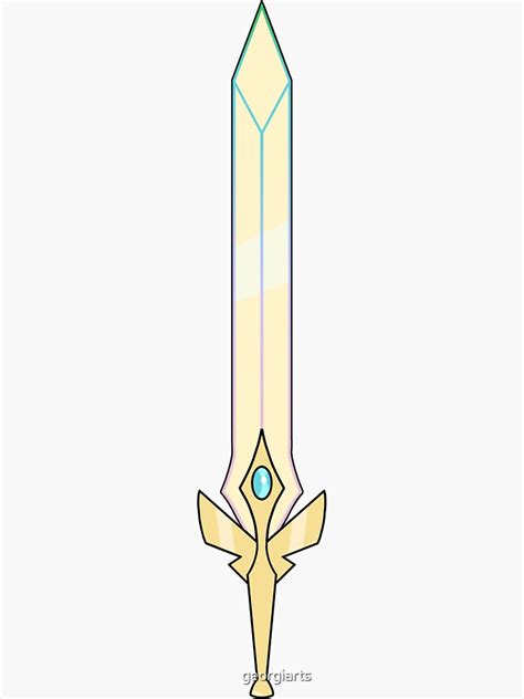 "Adora's Sword" Sticker by georgiarts | Redbubble