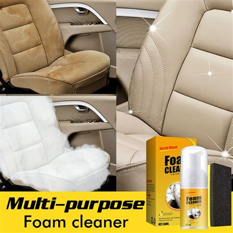 30ml Multi Purpose Espuma Limpador De Couro Lavagem Limpa Automotivo