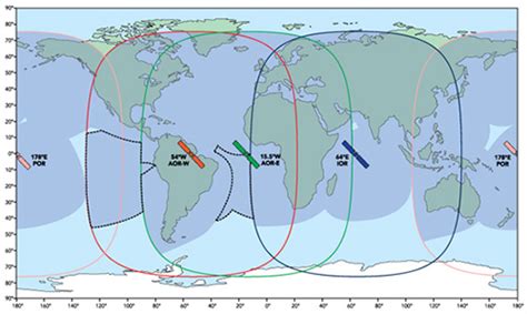 Inmarsat Satellite Coverage Map