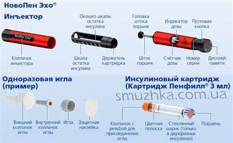 Купить Шприц-ручка для инсулина NovoPen Echo - Новопен Эхо красная ...