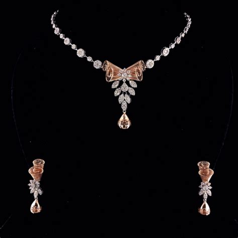 Real Diamond Necklace Sets at Best Price in Surat | Vp Gems