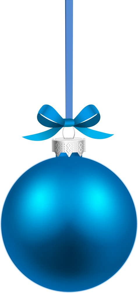 Blue Christmas Ball Holiday Decoration Bauble Clipart Png Png All