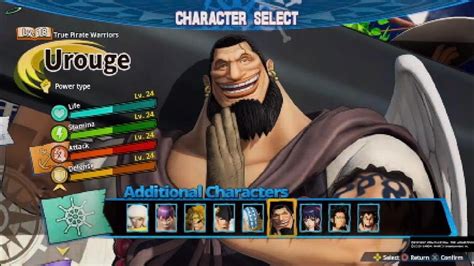 One Piece Pirate Warriors 4 Urouge Max Level Gameplay YouTube