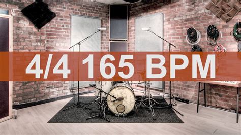 🔴 165 Bpm Kick Drum Metronome Youtube