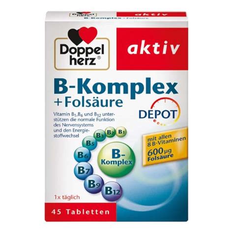 B Kompleks Folna Kiselina Tbl Doppelherz Pharmacy Bio