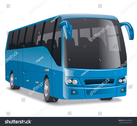 blue city bus stock vector royalty   shutterstock