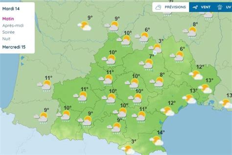 Vent éclaircies averses les prévisions de Météo France pour