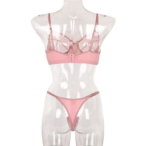 Ruffle Lace Lingerie Sexy Women S Underwear Transparent Bra Party Sets Lace Black Lingerie Bra