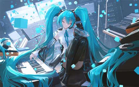 2560x1600 Vocaloid Hatsune Miku Anime Girl Wallpaper2560x1600 Resolution Hd 4k Wallpapers