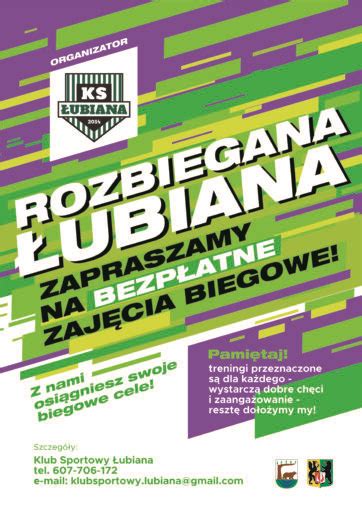 Plakat Biegi Ks Lubiana Kurier Kaszubski