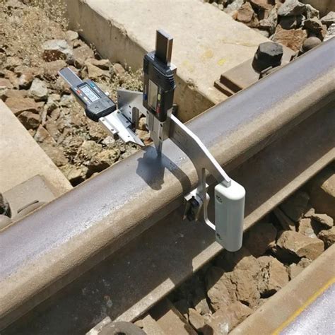 Digital Rail Profile Gauge For Rail Head Wear And Side Cut Measuring