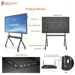 65 Inch Touch Screen Interactive Flat Panel