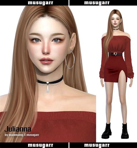 Julianna Sims Dump Preview Musugarr Sims Sims 4 Characters