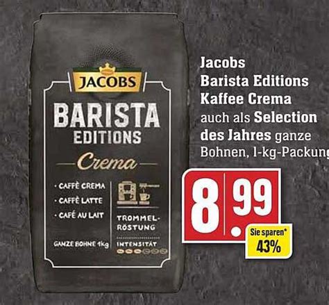 Jacobs Barista Editions Kaffee Crema Auch Selection Des Jahres Angebot ...