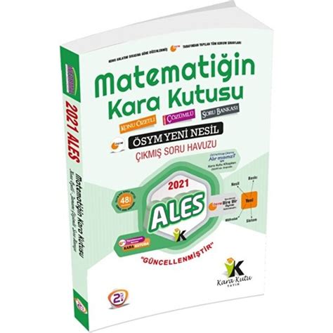 Ales Matemati In Kara Kutusu Cilt Tamam Dijital Z Ml Kitab