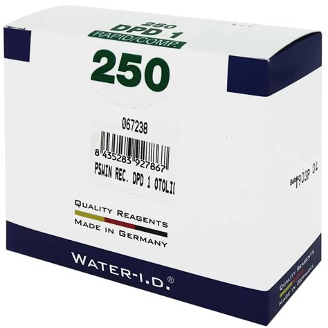 DPD 1, DPD 2 y DPD 3 Pastillas DPD para Tester de Piscinas