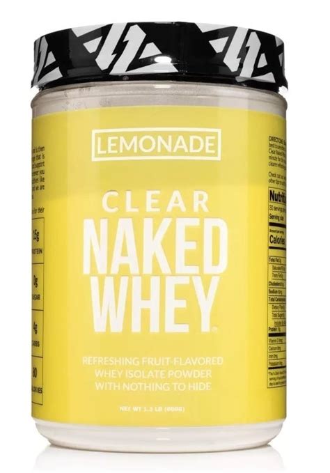 Naked Nutrition Clear Whey Protein Isolate Lemonade 30svgs Max