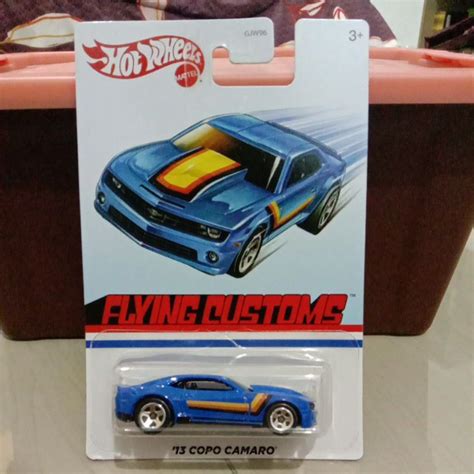 Hot Wheels 13 Copo Camaro Flying Customs Shopee Malaysia