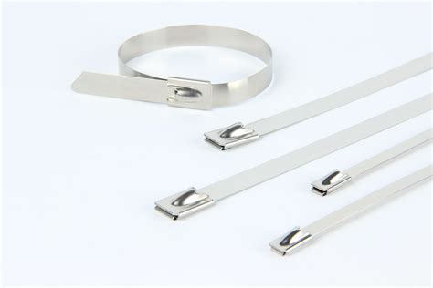 UL Listed Ball Lock Uncoated Stainless Steel Cable Tie China