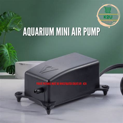 Aquarium Mini Air Pump Fish Tank Oxygen Pump Noiseless Oxygen