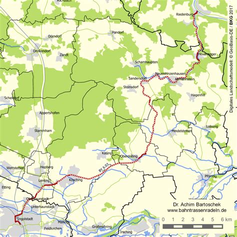 Schambachtal Radweg Karte Deutschlandkarte 2023