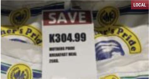 Mealie meal prices hit K305 – The Zambian Observer