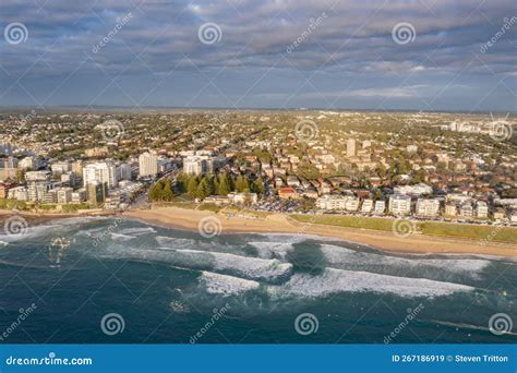 Aerial Drone View Of Cronulla And Cronulla Beach In The Sutherland