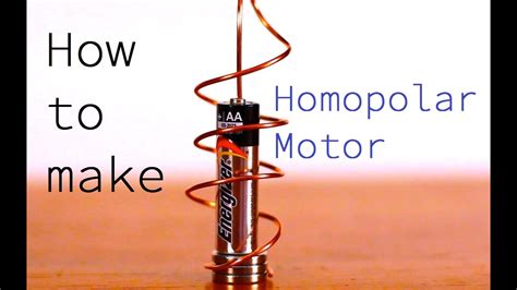 How To Make Homopolar Motor At Home YouTube