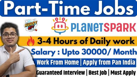 Part Time Work From Home Jobs In Planetspark Planetspark Tutor