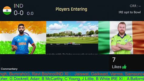 Live Ind Vs Ire 2nd T20i Dublin Live Scores And Commentary India Vs Ireland T20 Series