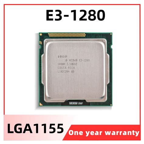 Xeon E3 1280 3 5ghz Sr00r Quad Core Lga 1155 Processador Central E3