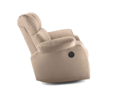 Buy Helios Fabric Seater Motorized Recliner Chair Beige At Off