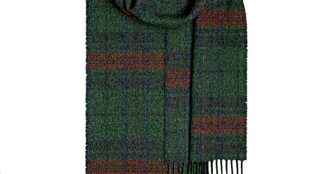 Brushed Wool Welsh Tartan Scarf Scotlandshop