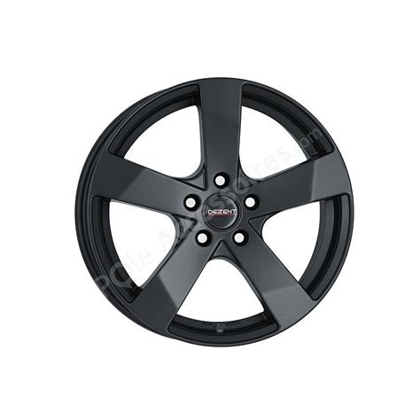 Jante Alu 18 Pouces DEZENT TD Noir FIAT 500L VW Golf Polo AUDI A1 5x100