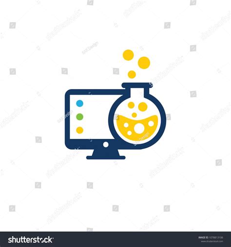 Computer Lab Logo Icon Design Stock Vector (Royalty Free) 1078813106 ...