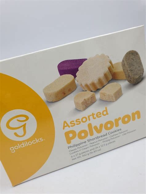 GOLDILOCKS Assorted Polvoron Box Philippine Shortbread Cookies 30 Pcs