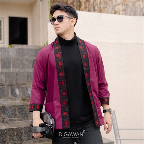 Pusat Outfit Pria Ganteng Indonesia Dgawan Signature Kimono