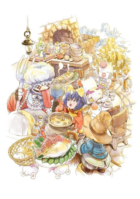 「ff9アニメ化アニメで動き回るビビ楽しみモーグリのかわいさはシリーズ随一だと」たなおたなこしいたけのイラスト