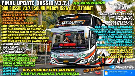 FIX UPDATEOBB BUSSID V3 7 1 BUS ORI ROMBAK MNXRPC SOUND MERCY 1526