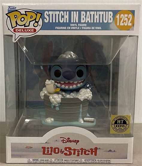 Stitch In Bathtub Lilo And Stitch Disney Deluxe Funko Pop Hot Topic Le