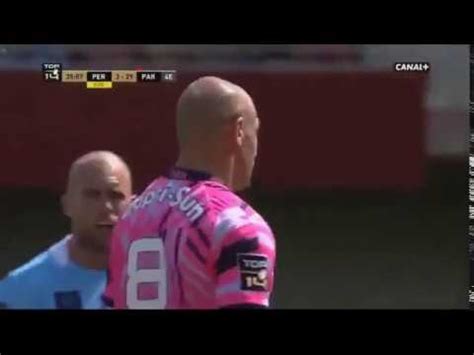 Top Le Carton Rouge De Sergio Parisse Contre L Usap Youtube