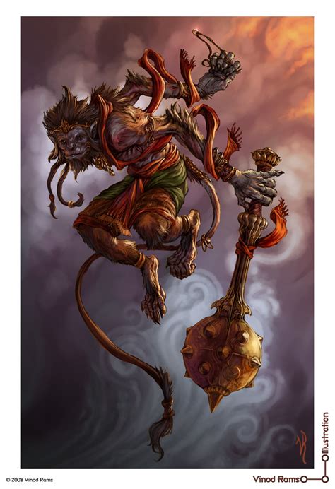 The Most Amazing Things: Lord Hanuman Dangerous Wallpaper