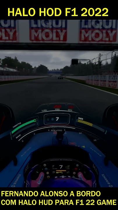 Fernando Alonso A Bordo Com Halo Hud Para F1 22 Game Shorts Youtube