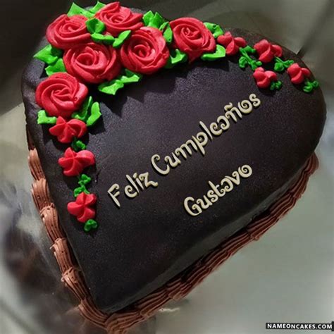 Feliz Cumplea Os Gustavo Im Genes De Pastel